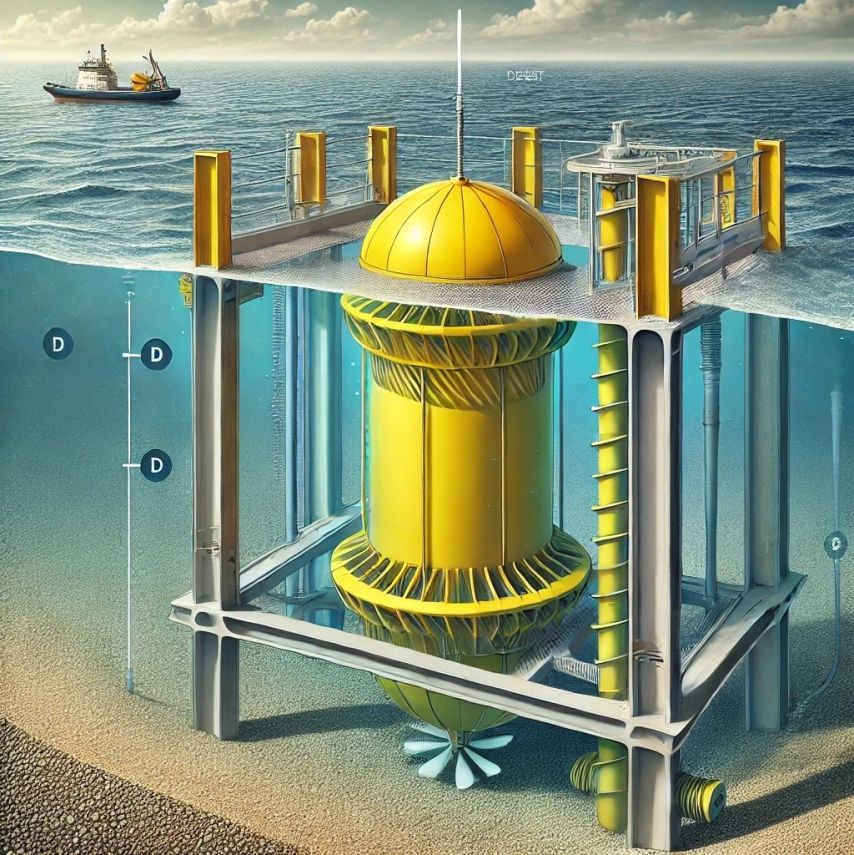 Boya Marina de Compresión de Aire